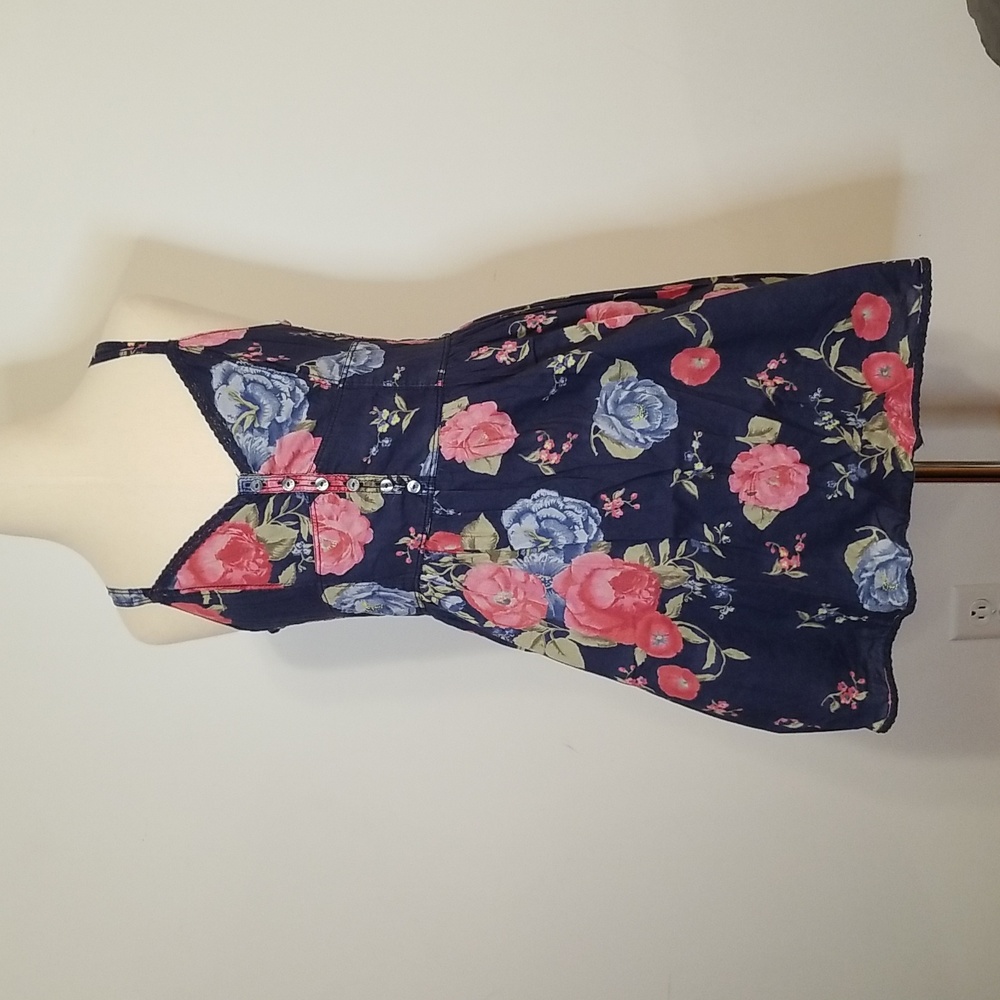 Abercrombie Kids Navy Floral Sundress